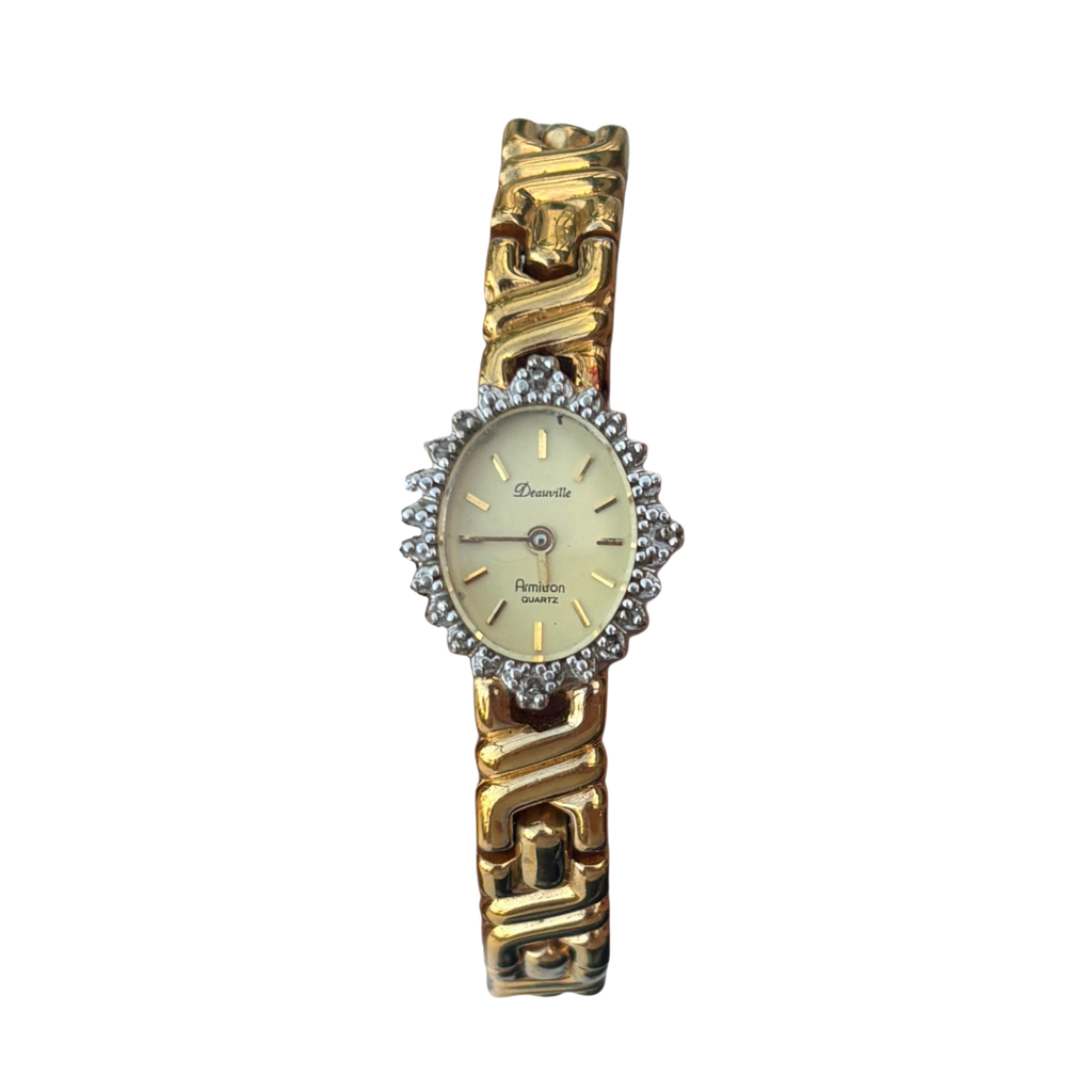 80s Diamond Filled Deauville Watch
