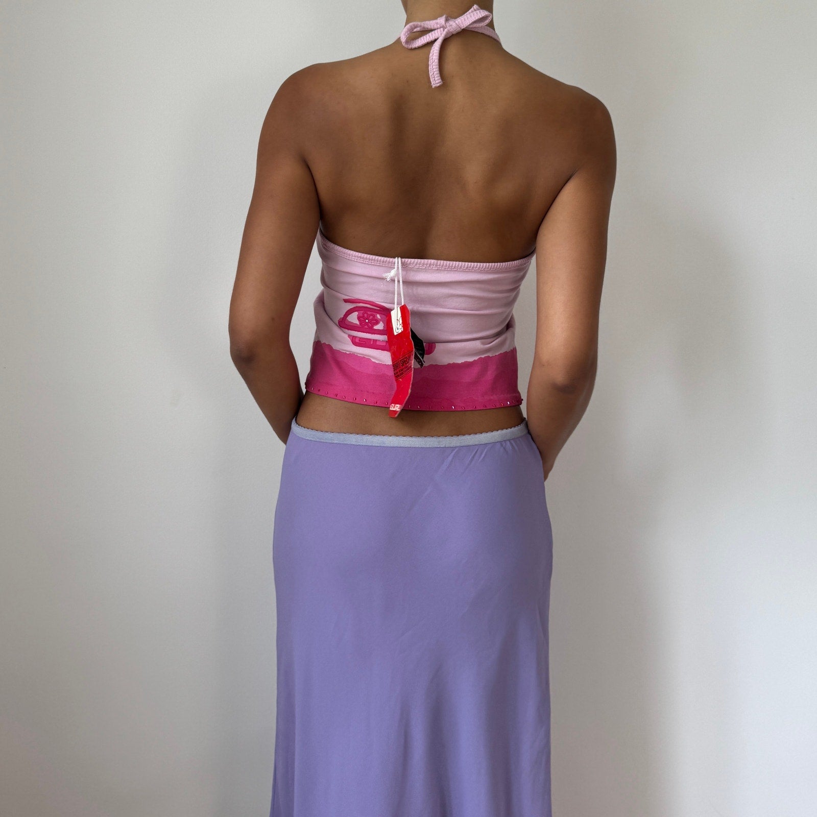 Deadstock Vintage Guru Cotton Halter Top (S/M)