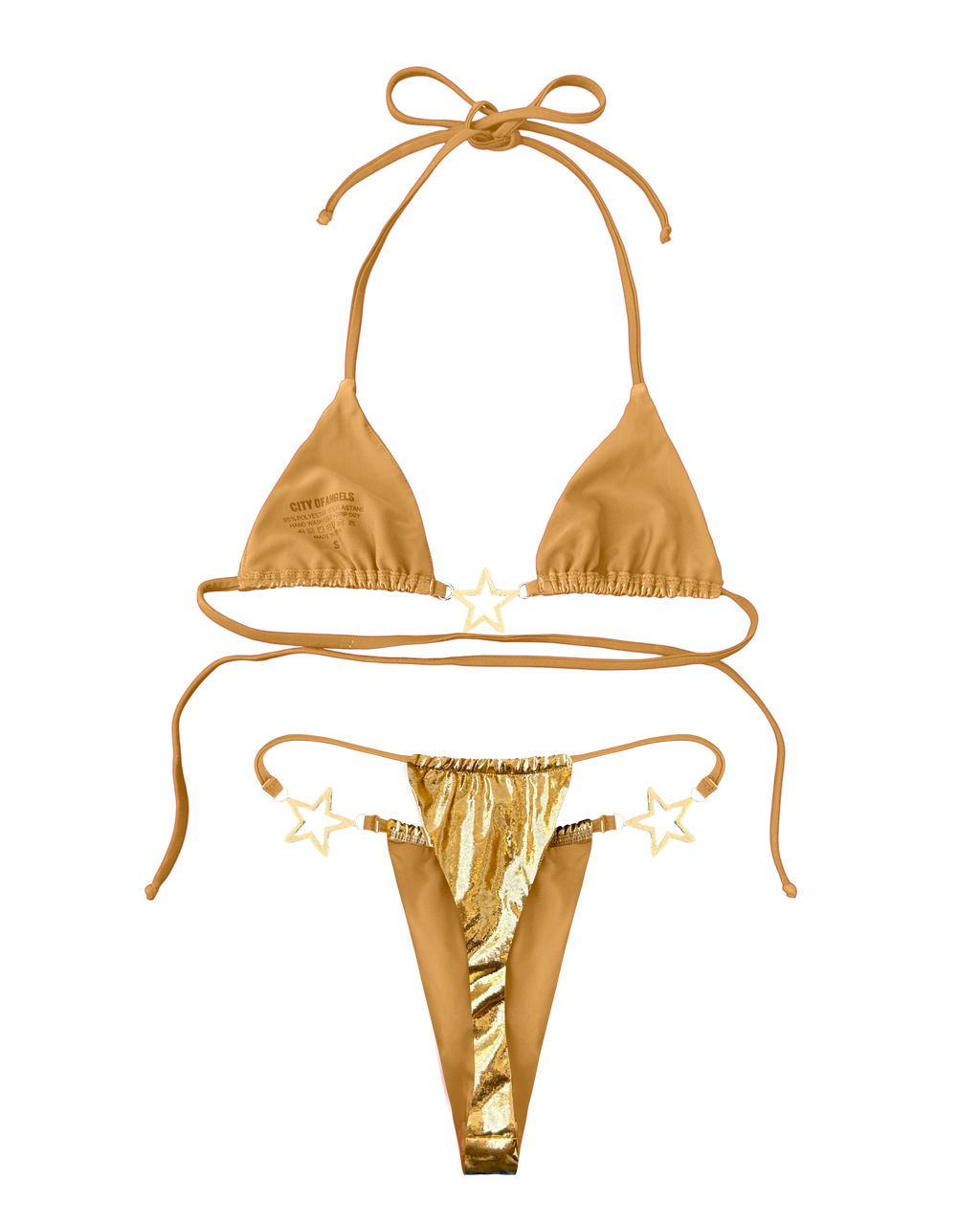 Charmed Bikini Top Gold (XS-XL)