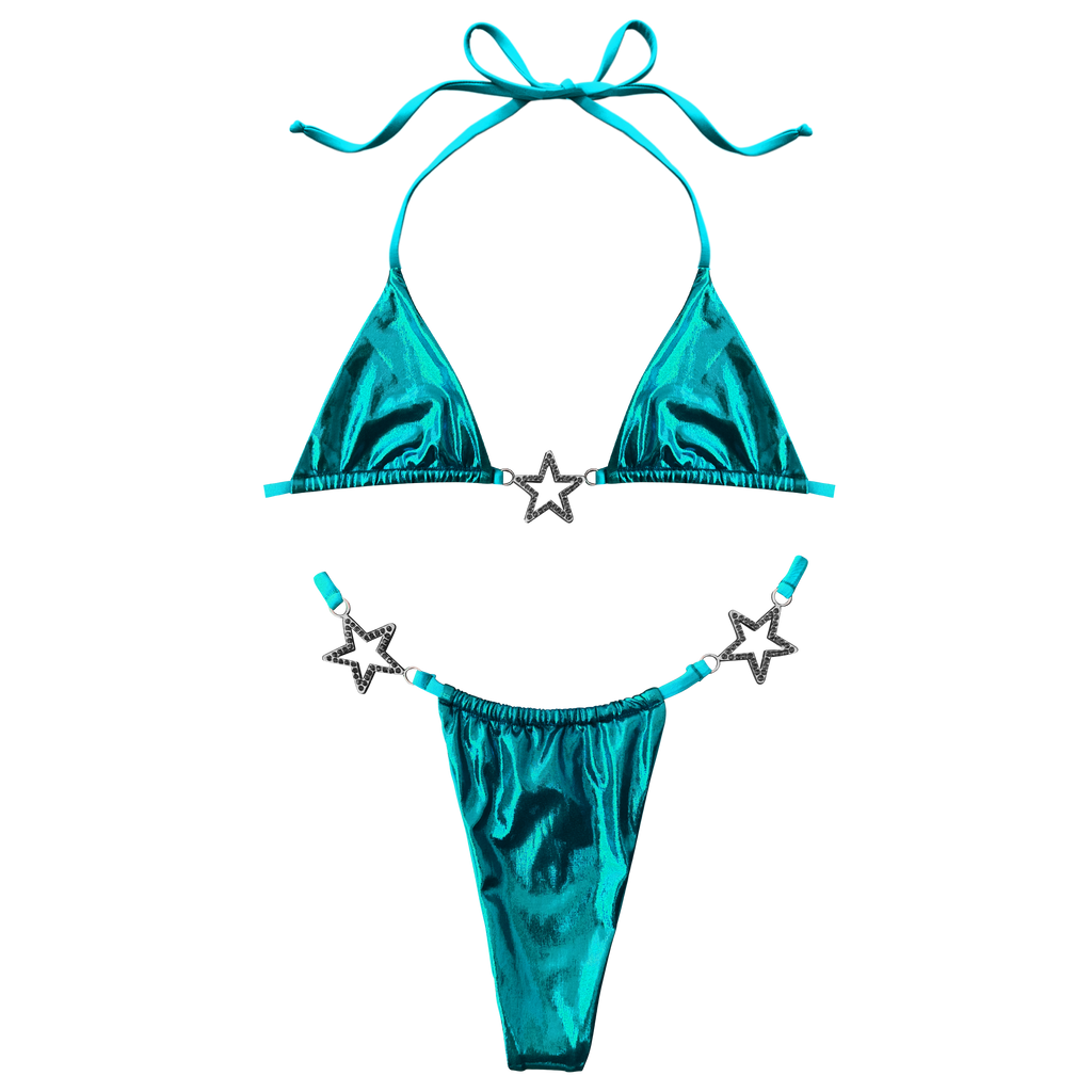 Charmed Bikini Top Green (XS-XL)