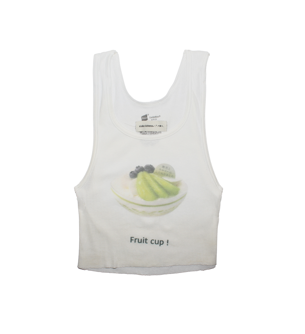 green fruit bowl . top