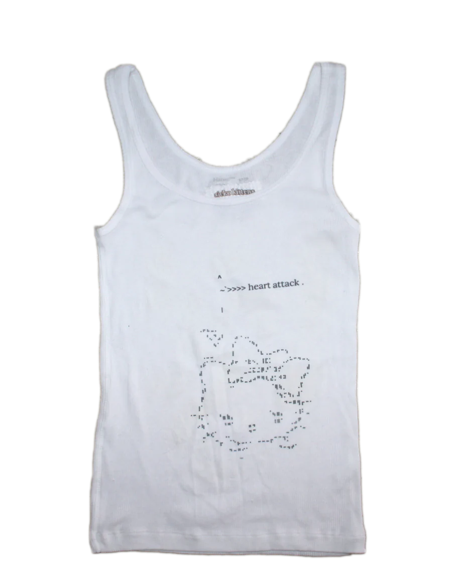 kitty and heart attack top .