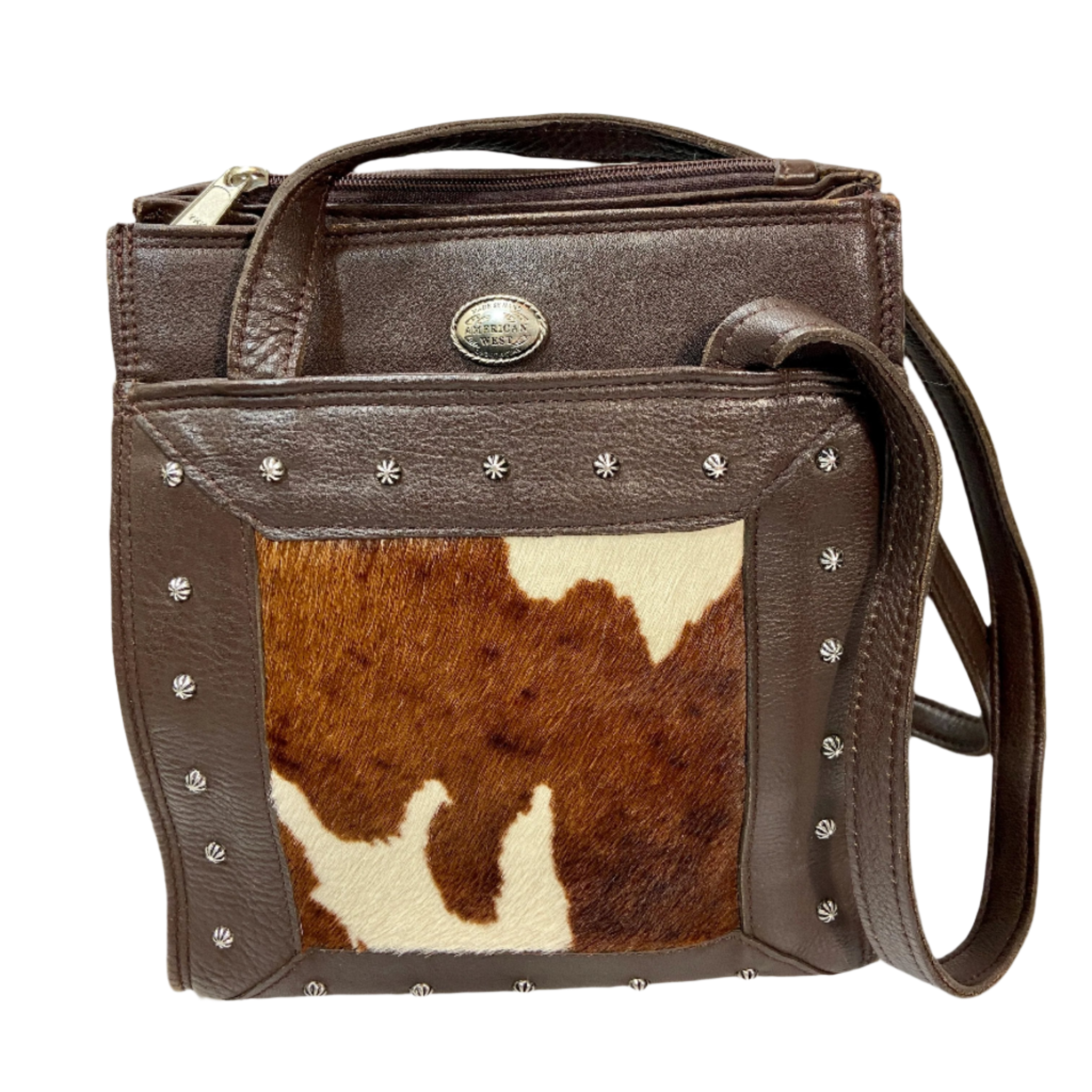 Y2K pony hair leather backpack