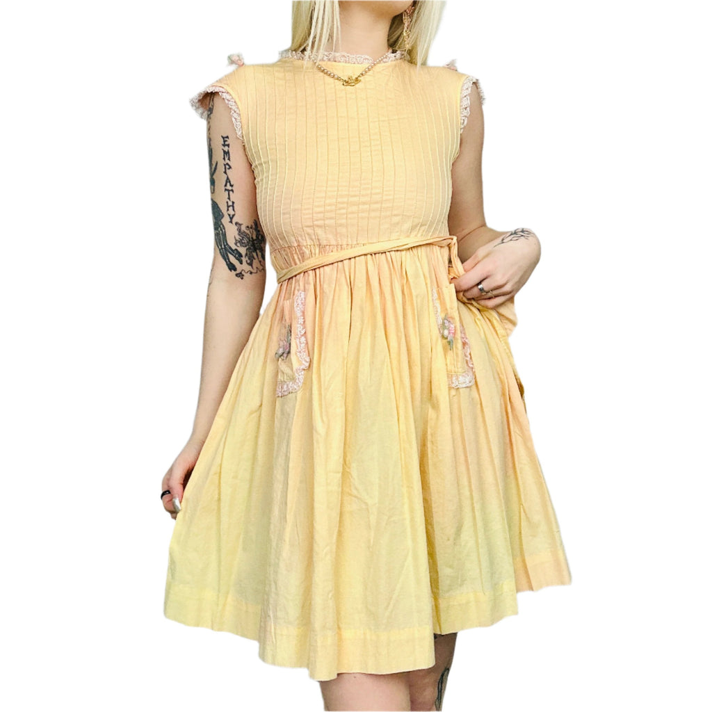 Vintage Babydoll Dress (S)