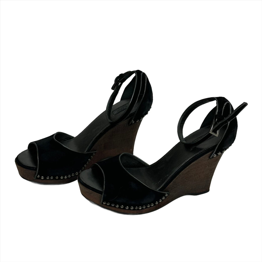 Prada Vintage Wooden Wedges (7.5)