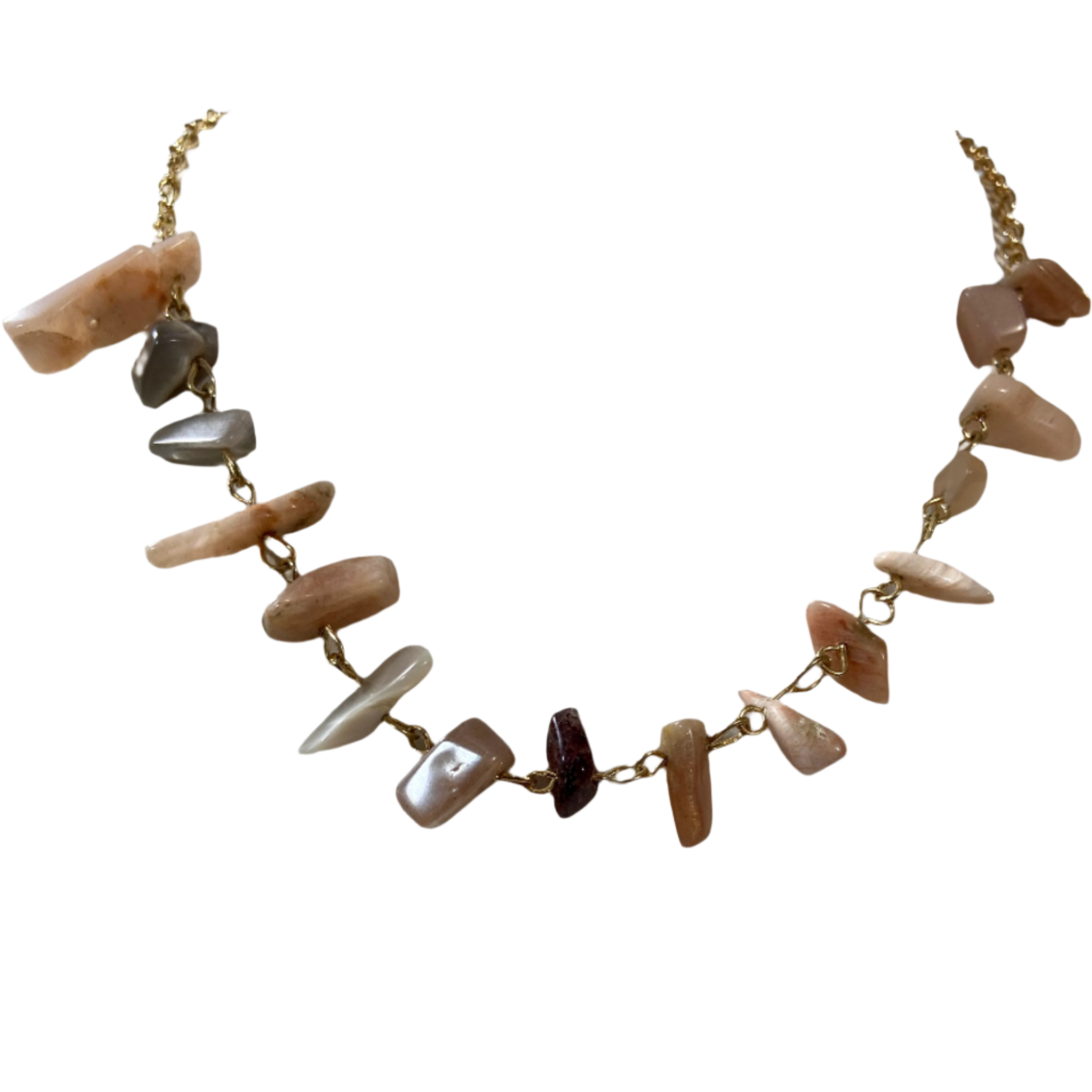 Mixed stones choker
