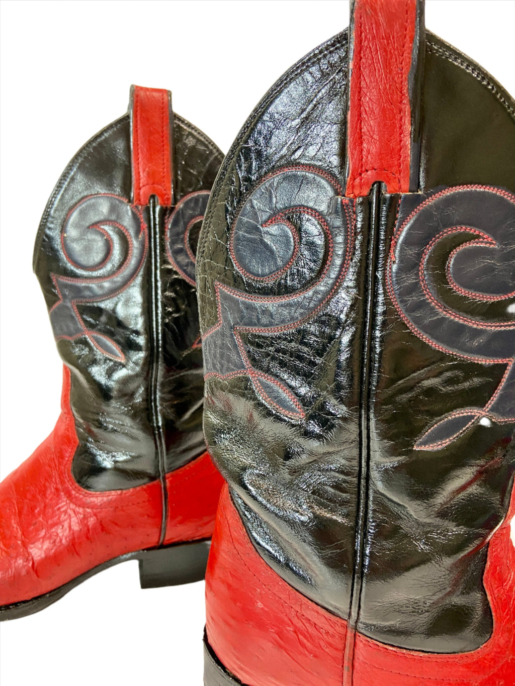 Red & Black Cowgirl Boots (9)