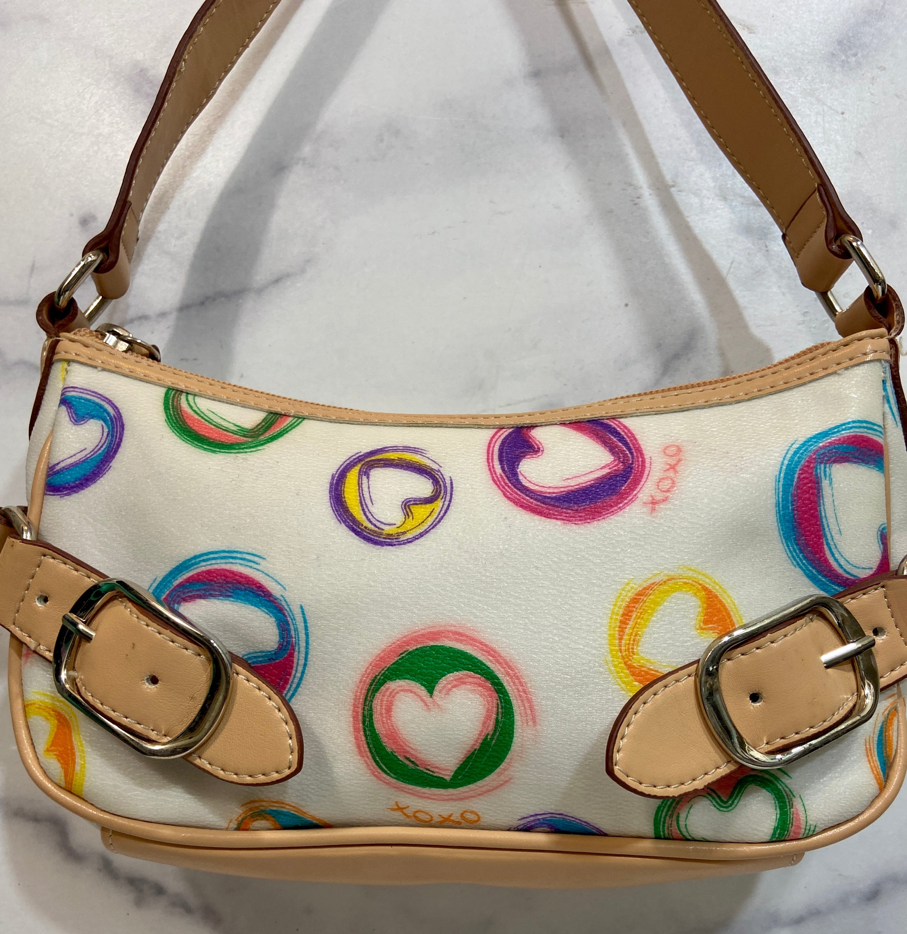 XOXO heart print mini bag