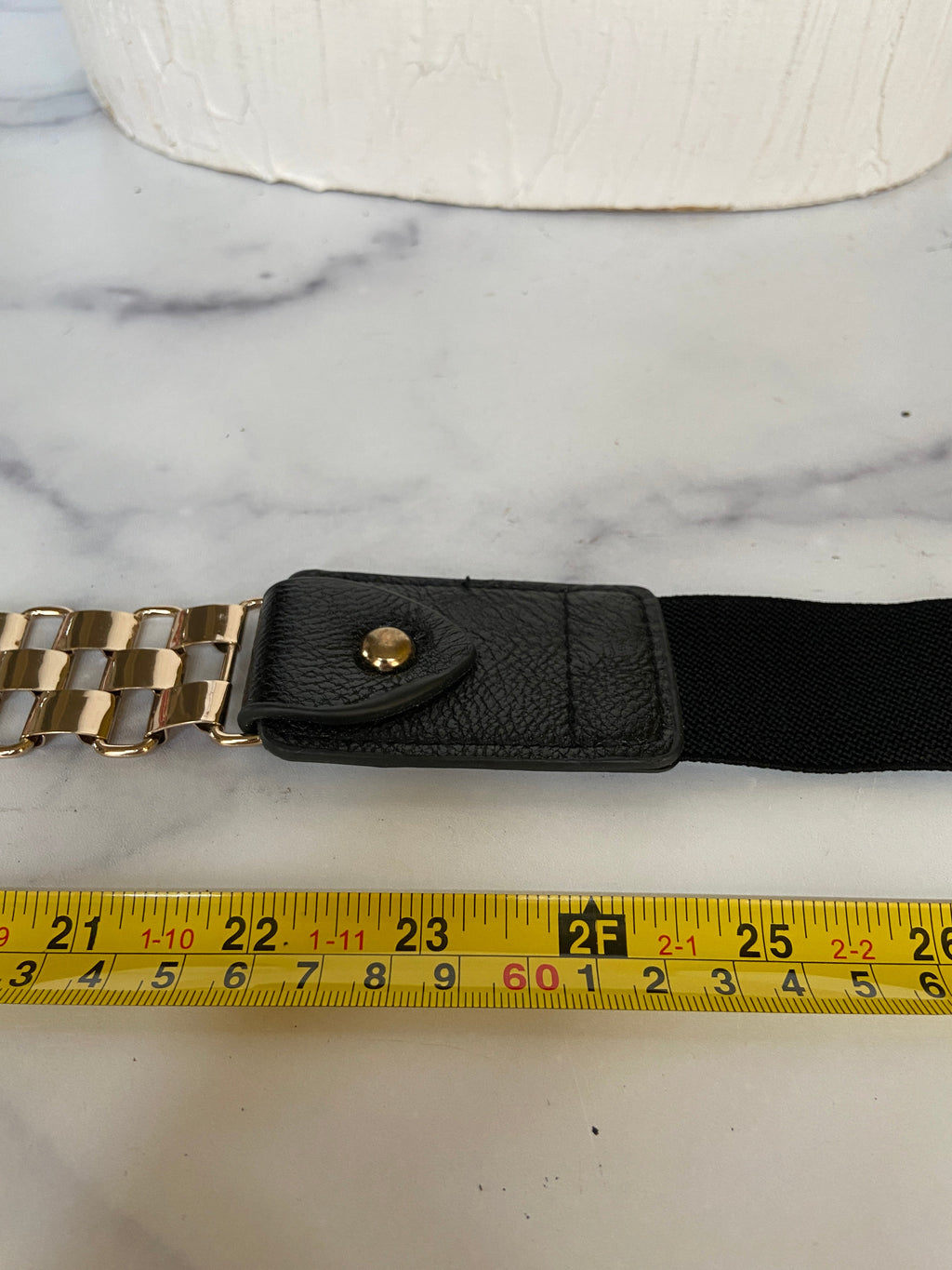 BLACK CHAIN LINK BELT
