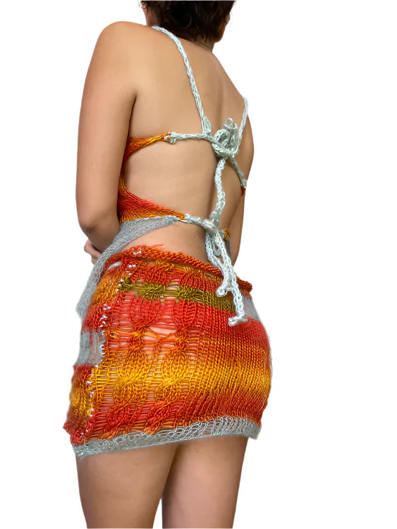 Orange Fairy Skirt (XS-XL)