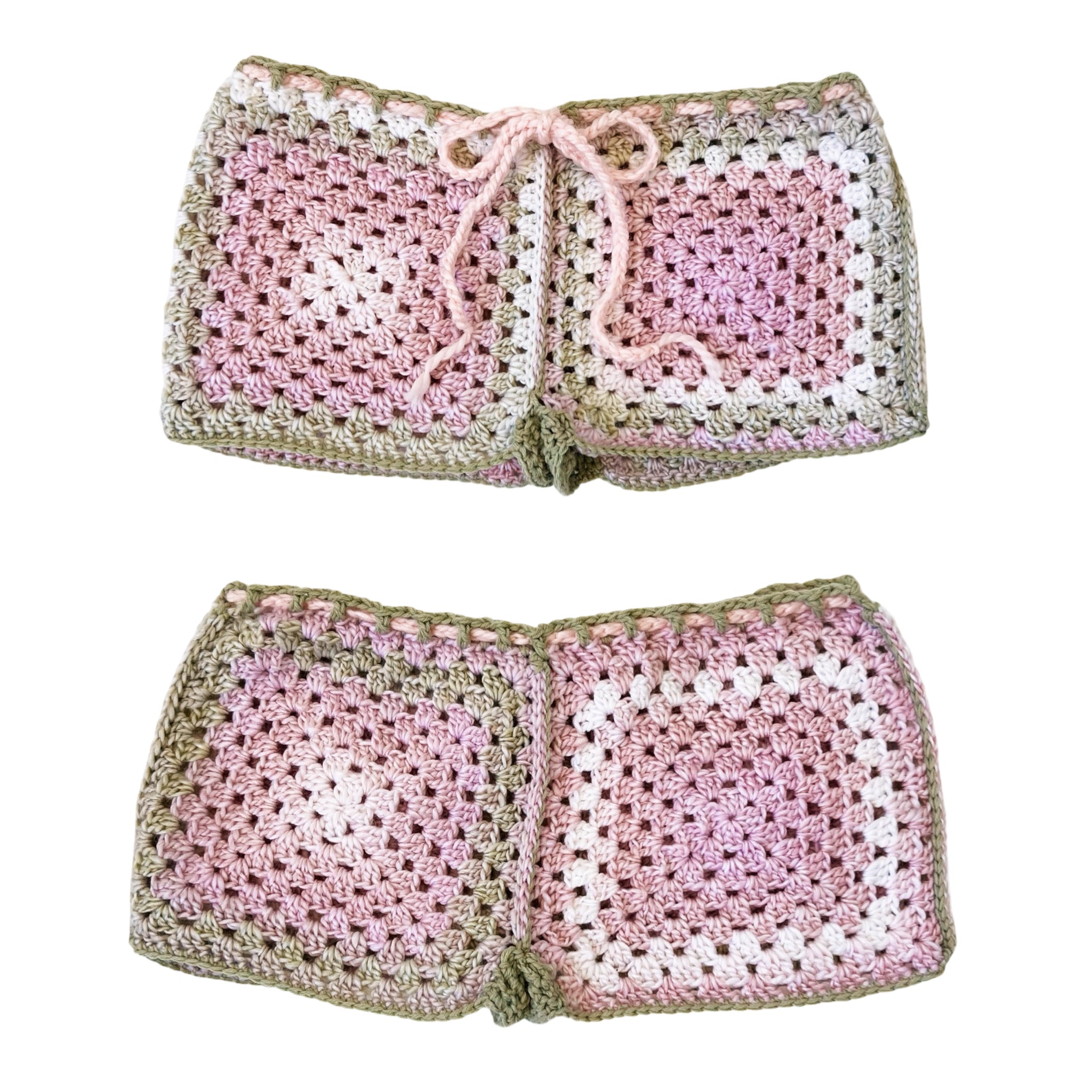 Fairy Floss Crochet Shorts (M)