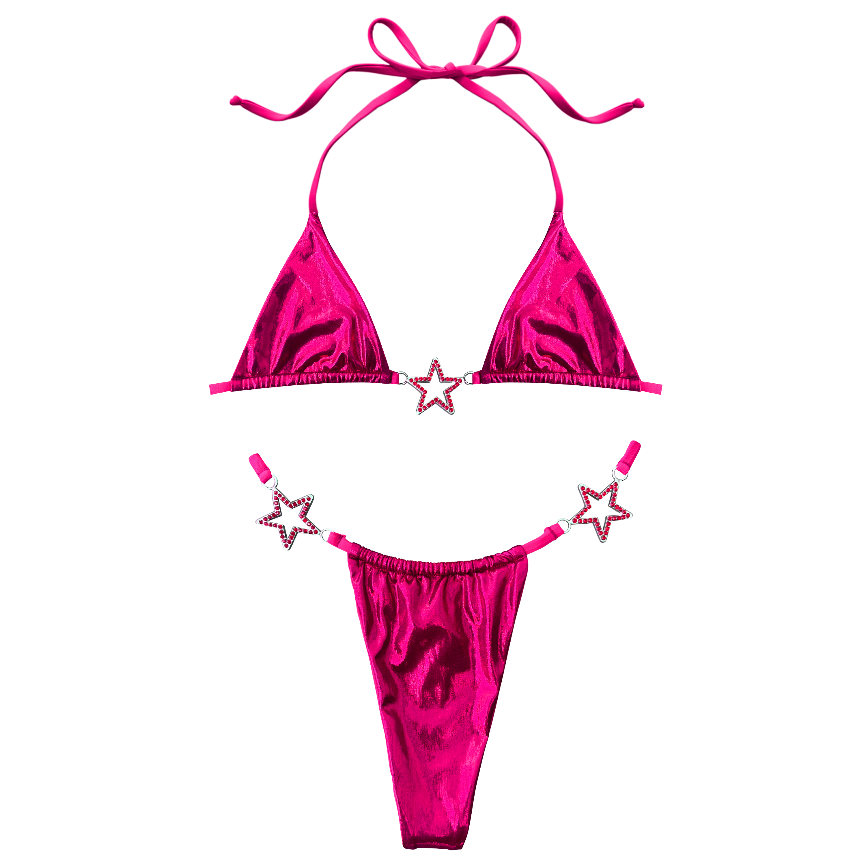 Charmed Bikini Bottom Hot Pink (XS-XL)