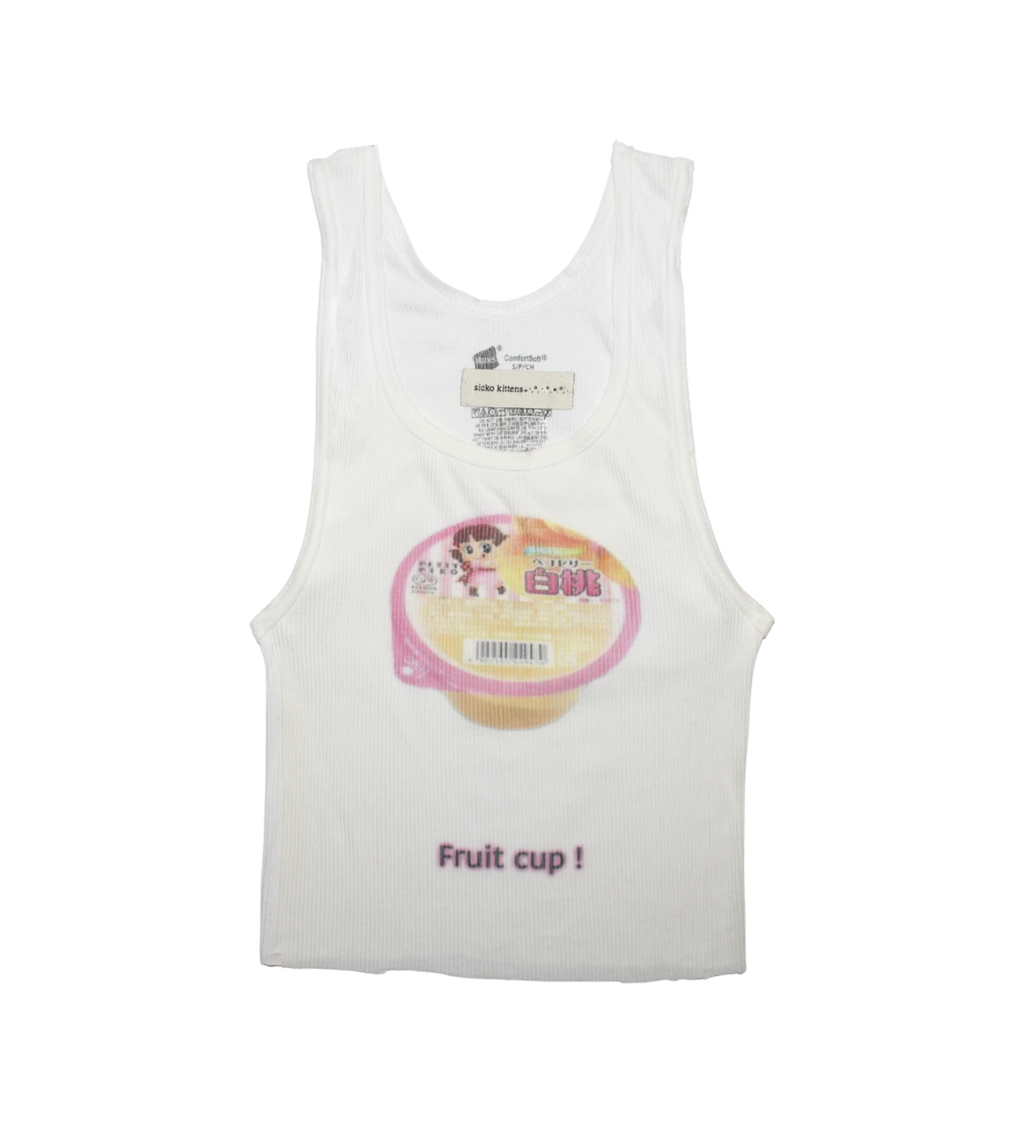 pink fruit cup ! (荔枝) top