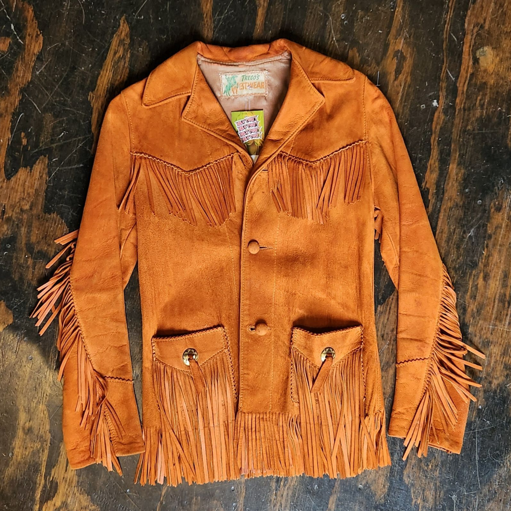 Vintage Western Fringe Jacket (M)