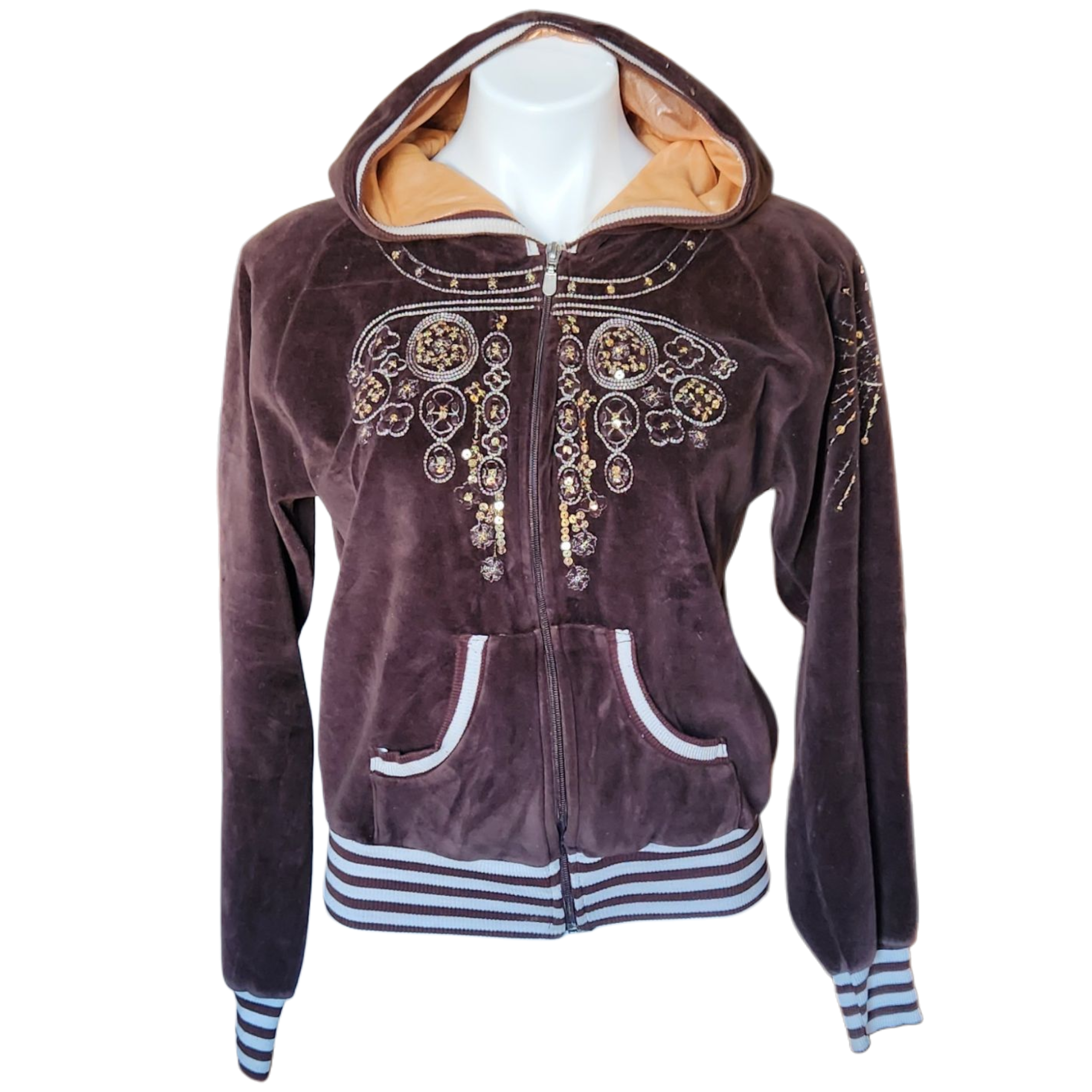 Vintage Ed Hardy Cropped Zip-Up (M)