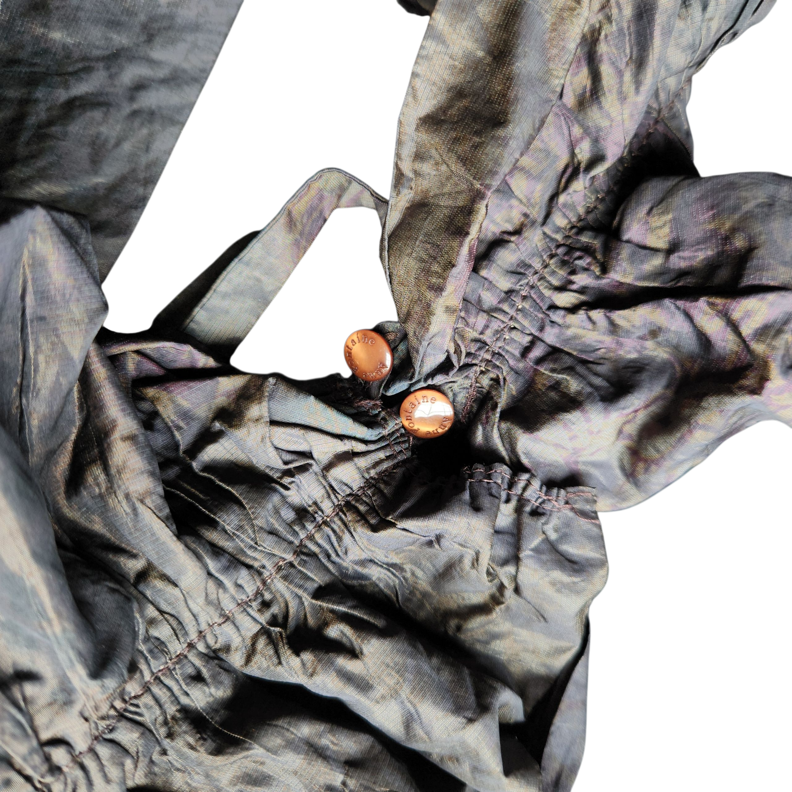 Anne Fontaine Ruffle Halter Top (M)