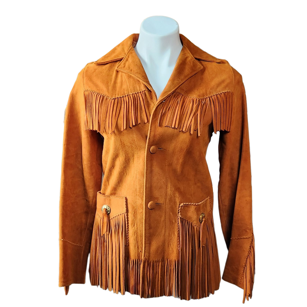 Vintage Western Fringe Jacket (M)