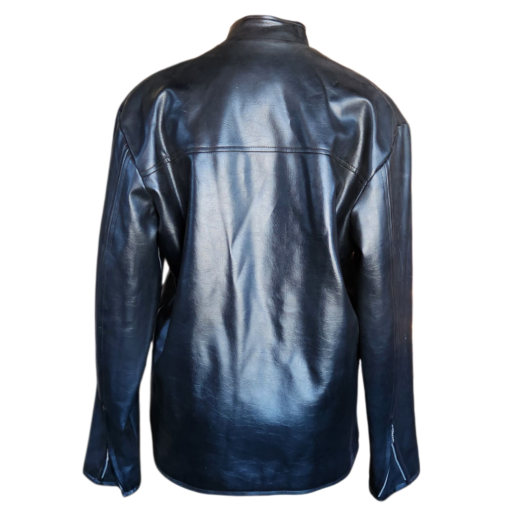 Vintage Leather Racing Jacket (L)