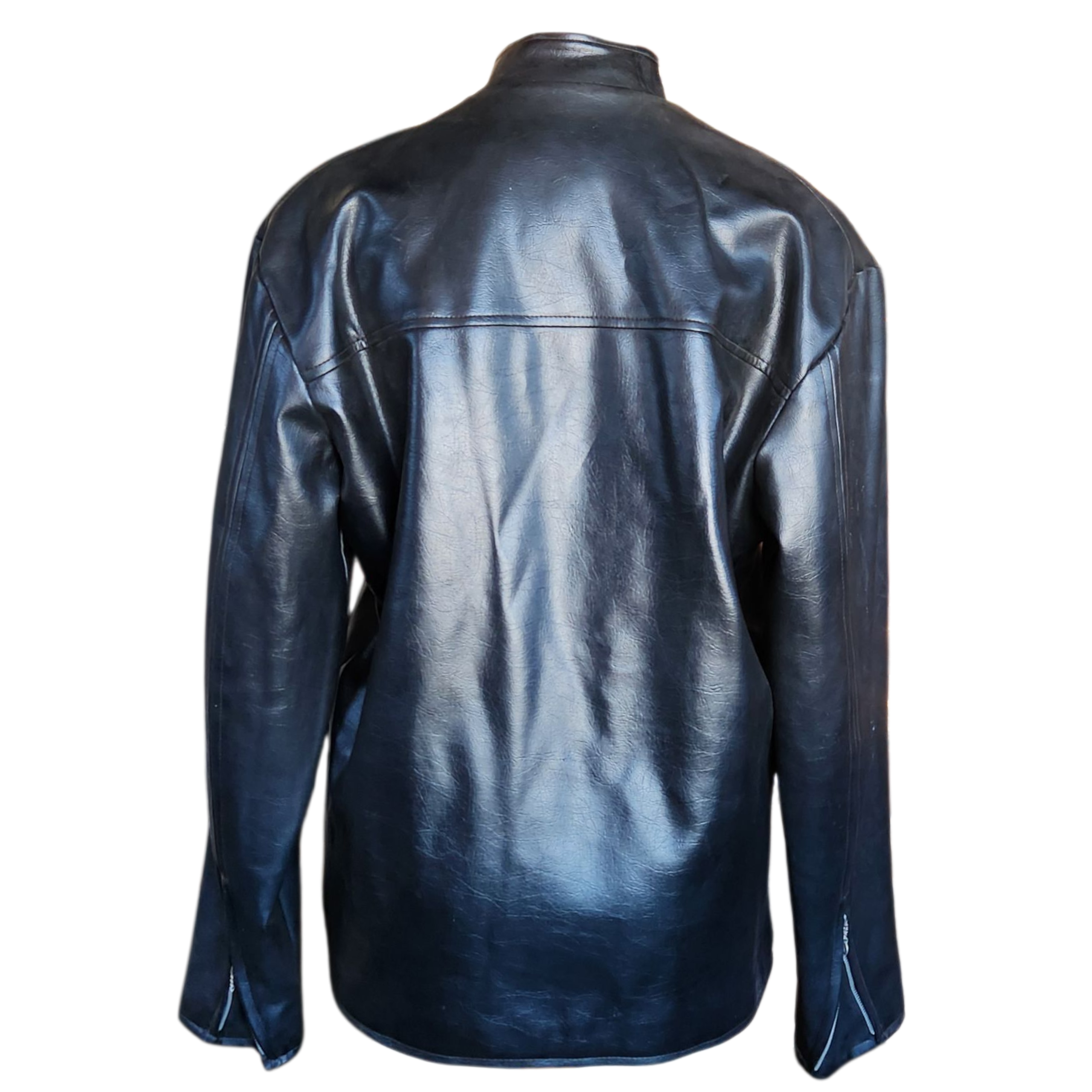 Vintage Leather Racing Jacket (L)