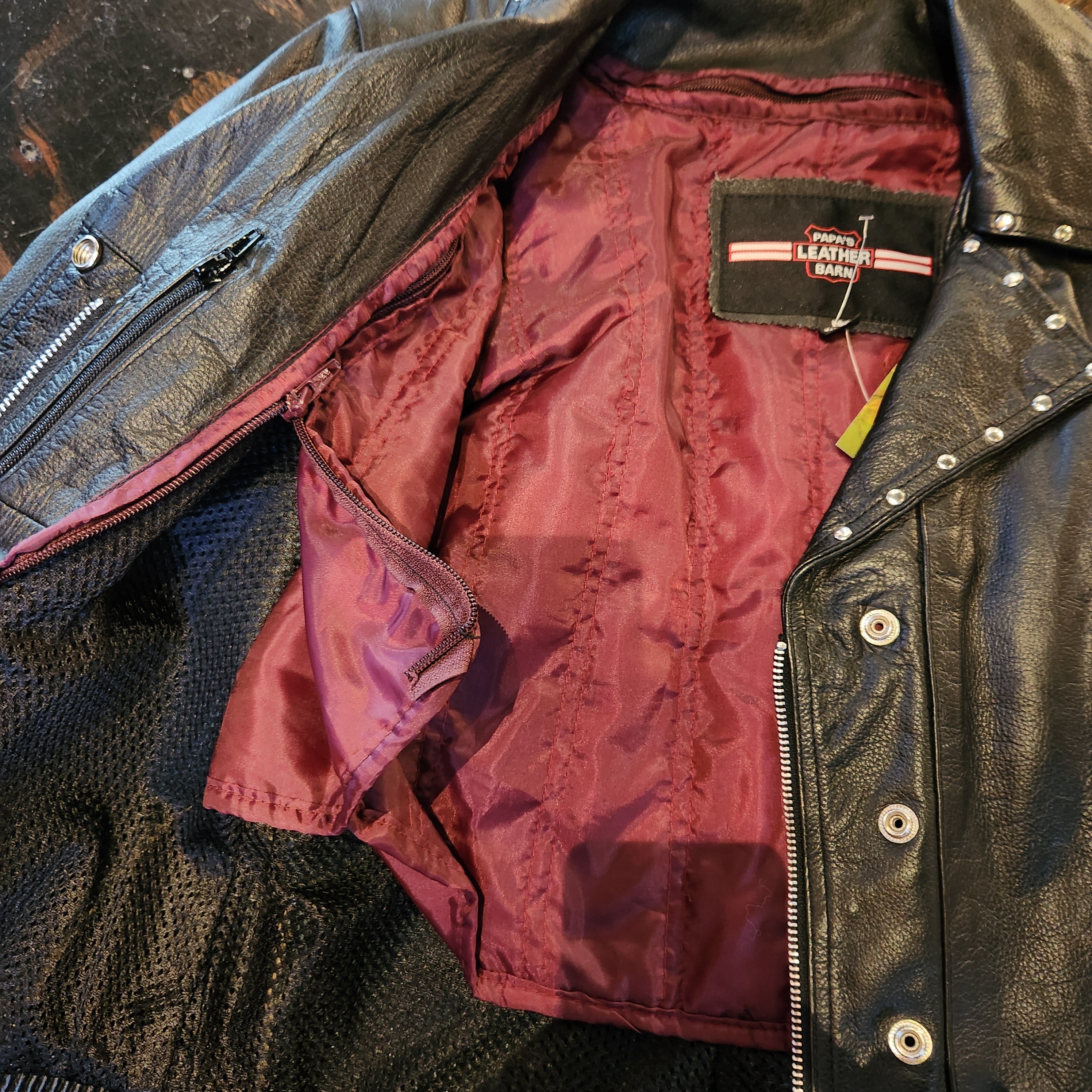 Papa's Leather Jacket (M)