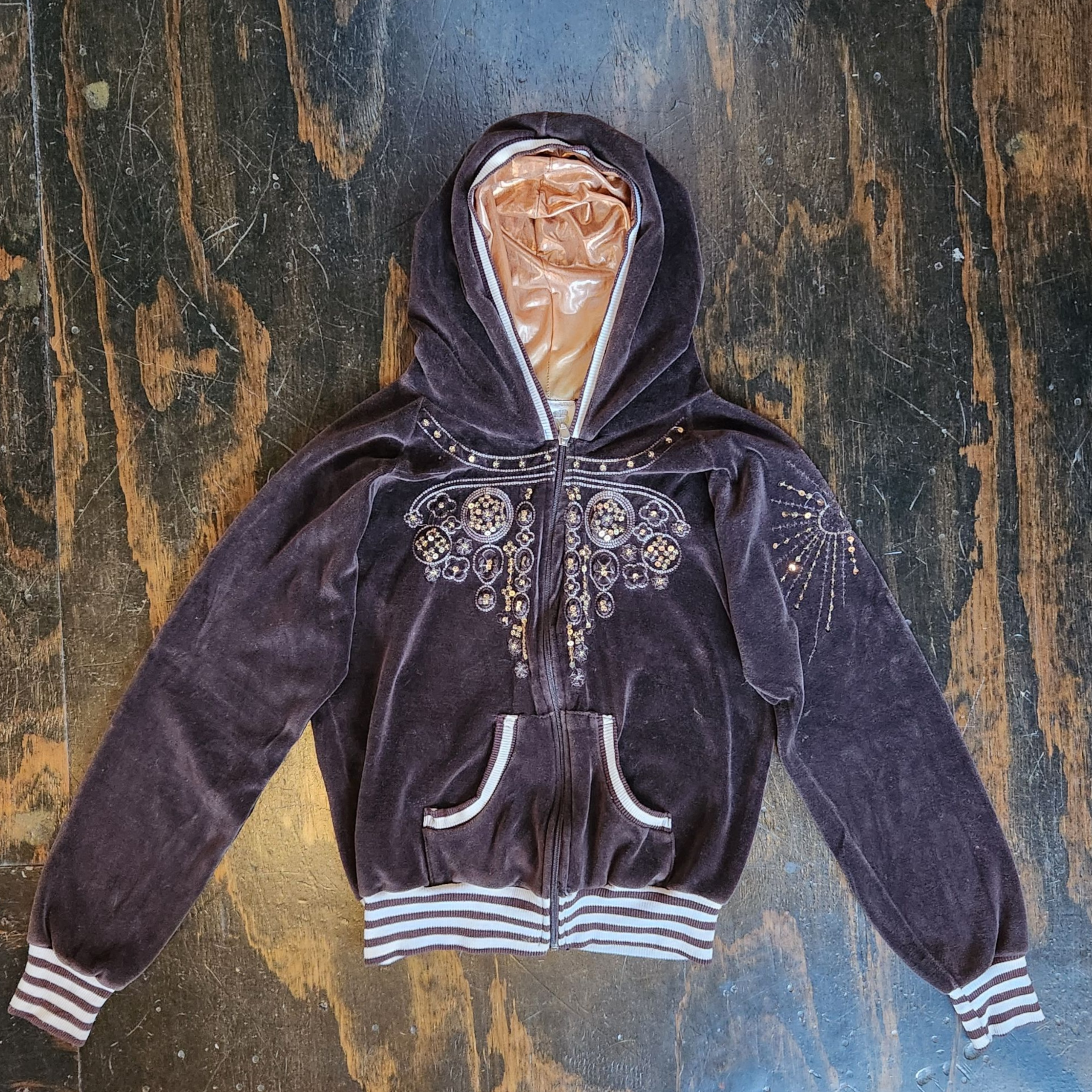 Vintage Ed Hardy Cropped Zip-Up (M)