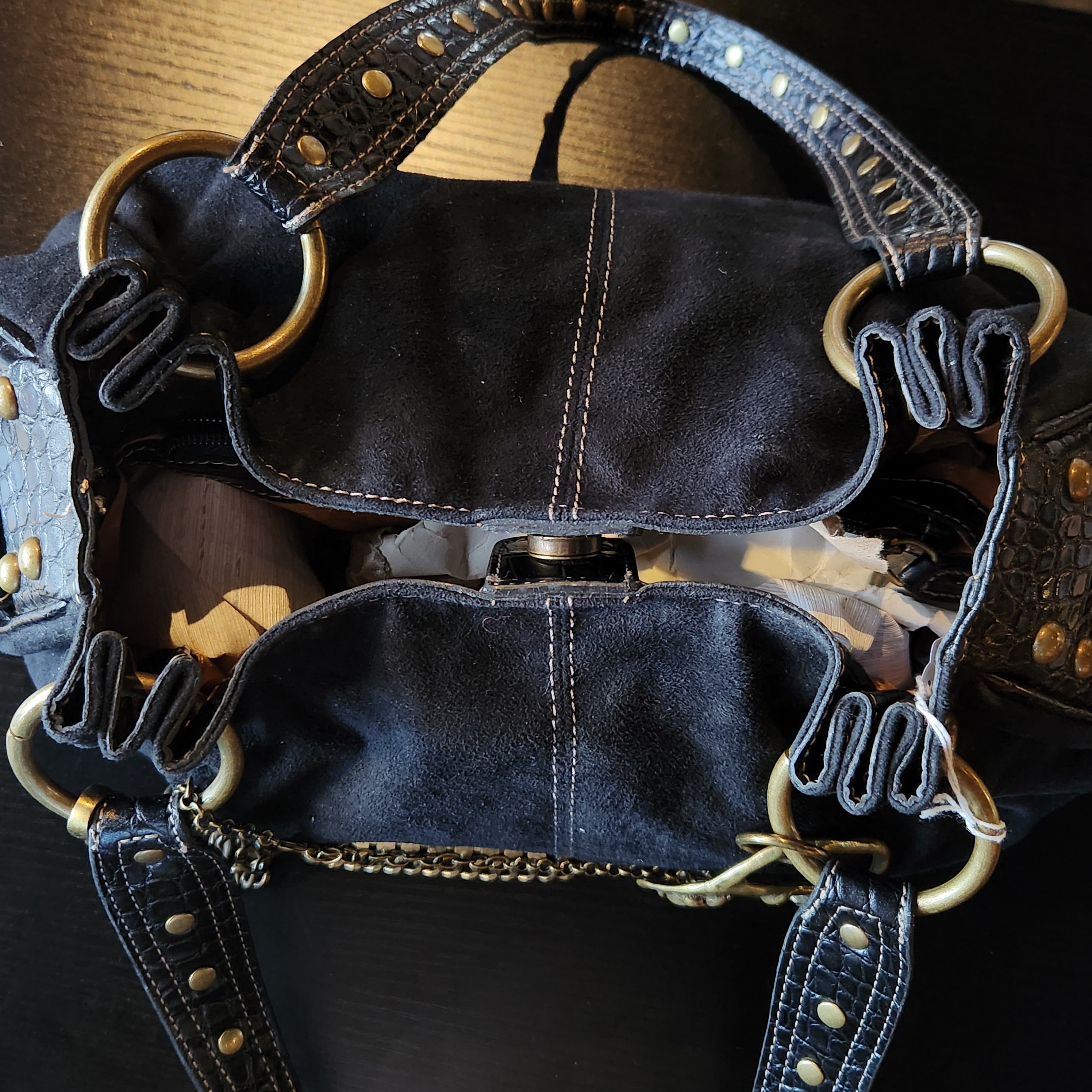 Sexy Gold Studded Bag