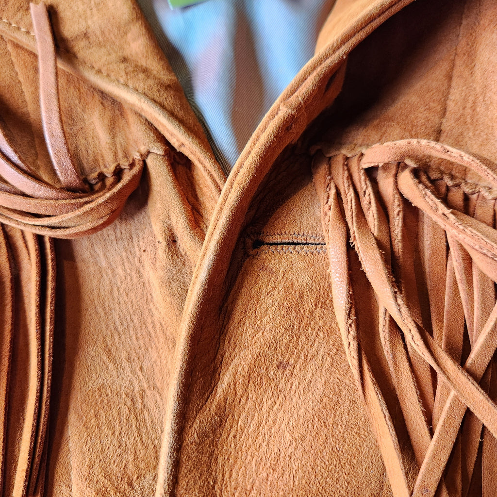 Vintage Western Fringe Jacket (M)
