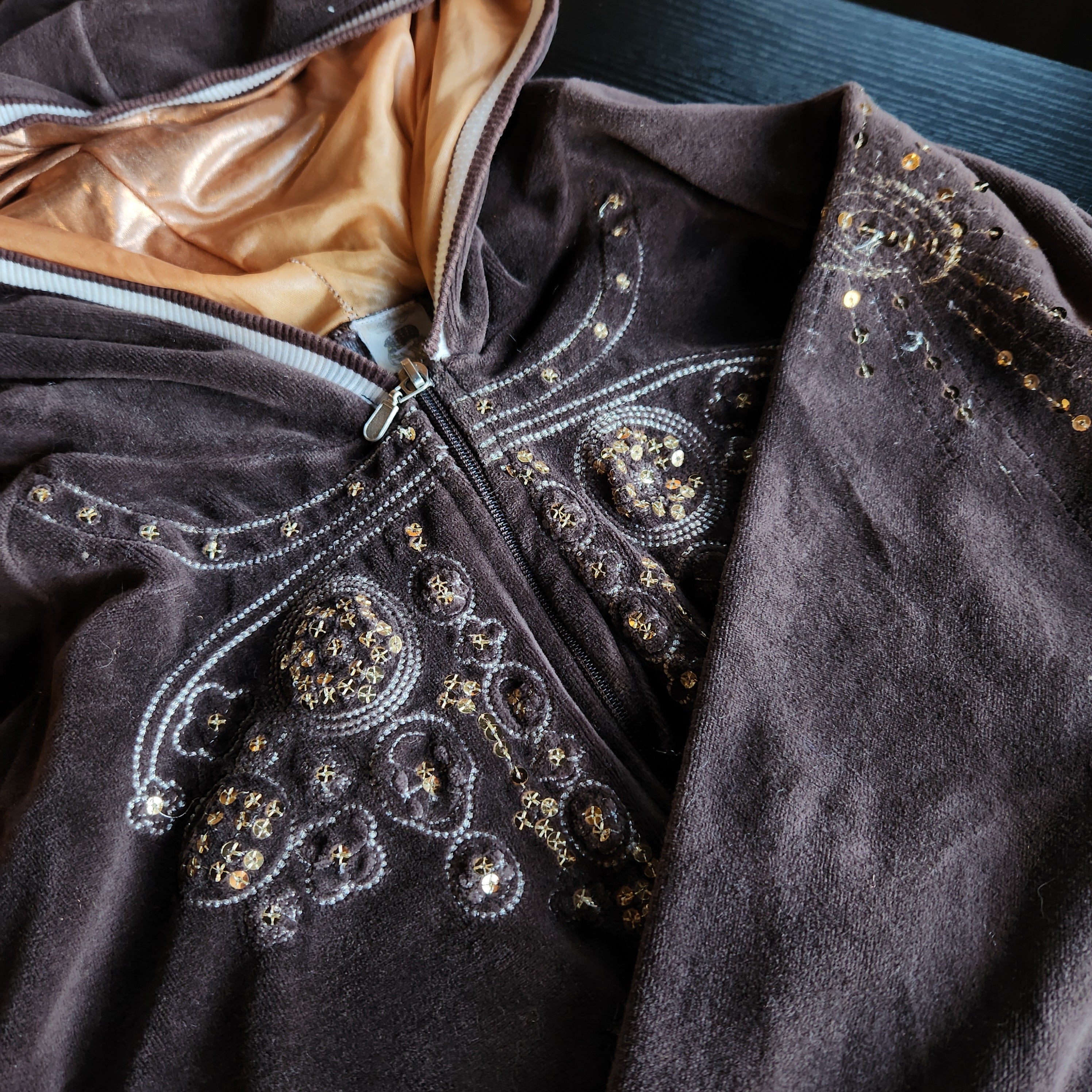 Vintage Ed Hardy Cropped Zip-Up (M)