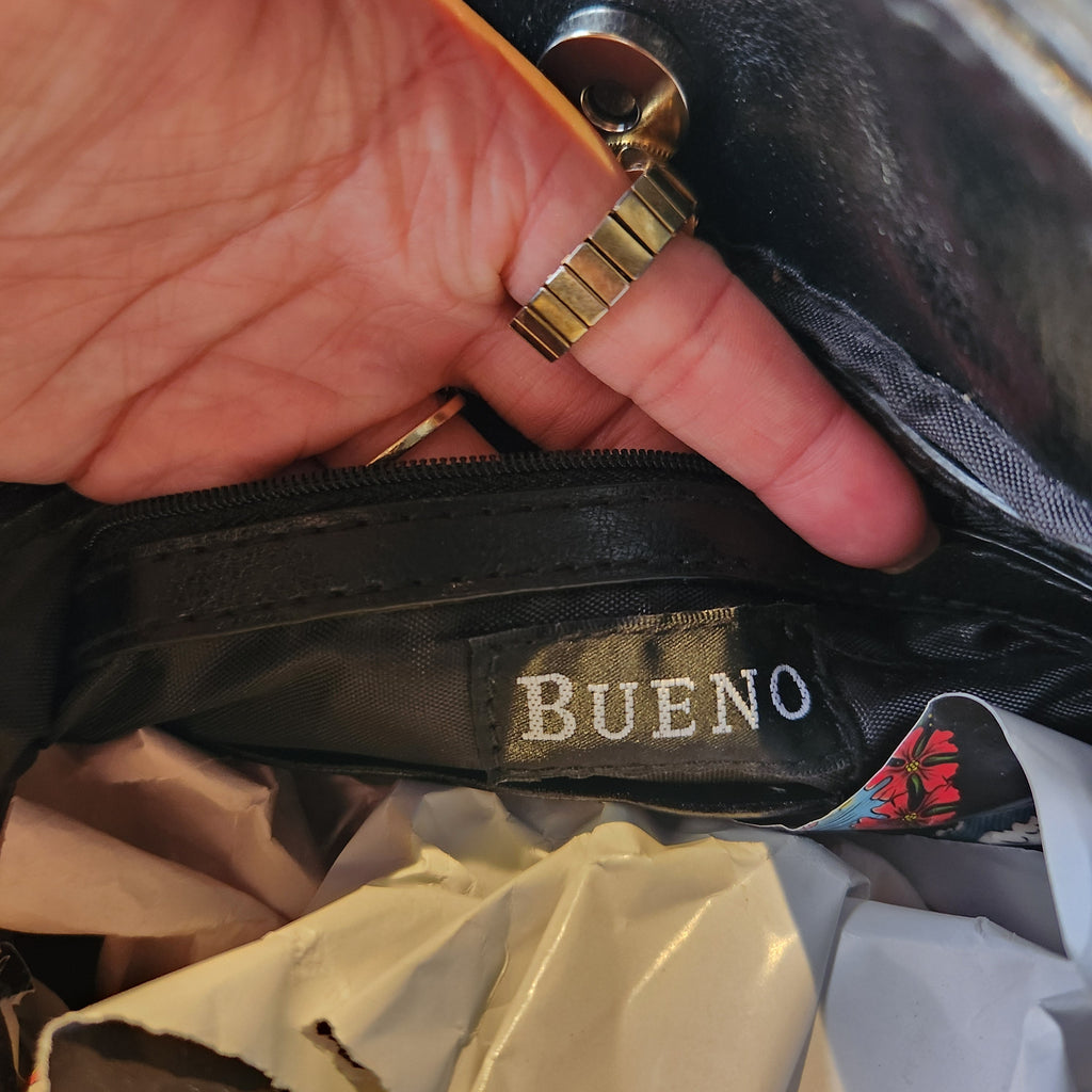 Black Feux-Alligator Chrome Bag