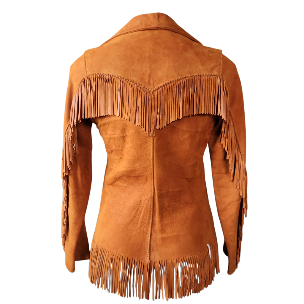 Vintage Western Fringe Jacket (M)