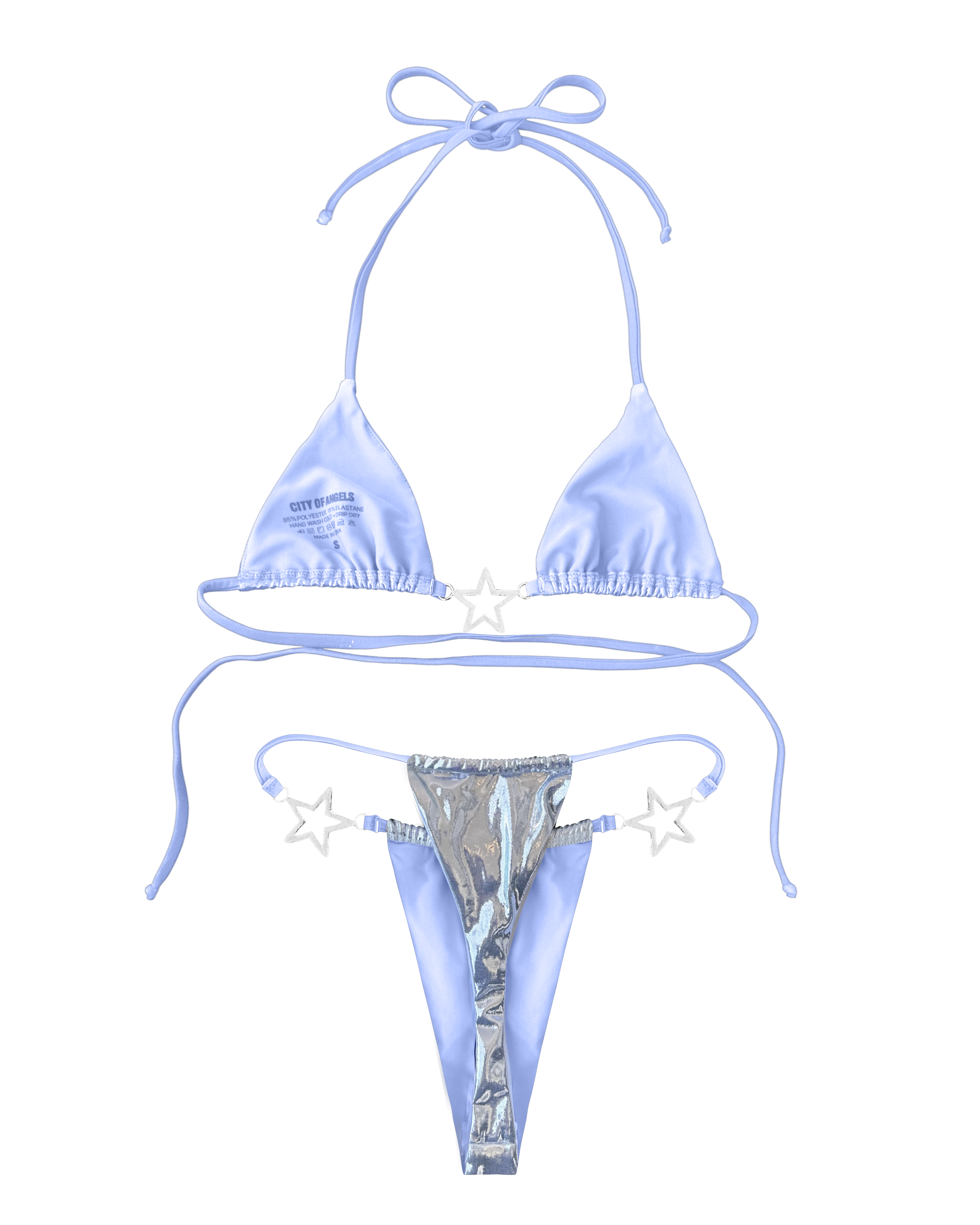 Charmed Bikini Bottom Silver (XS-XL)