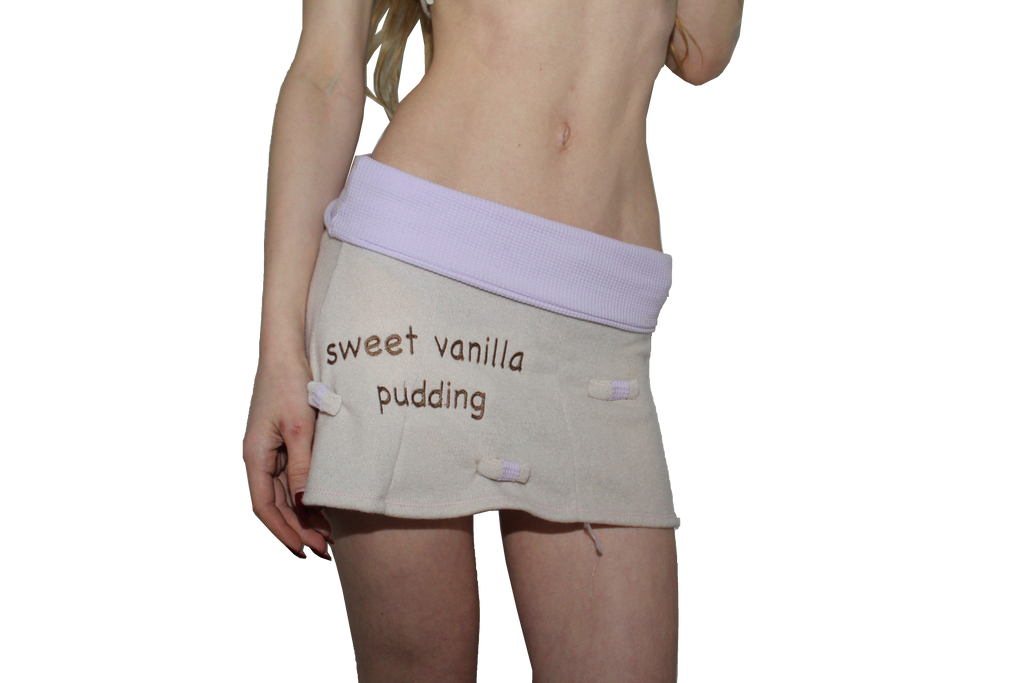 sweet vanilla pudding â‹? 𐙚 ̊. Mini Skirt