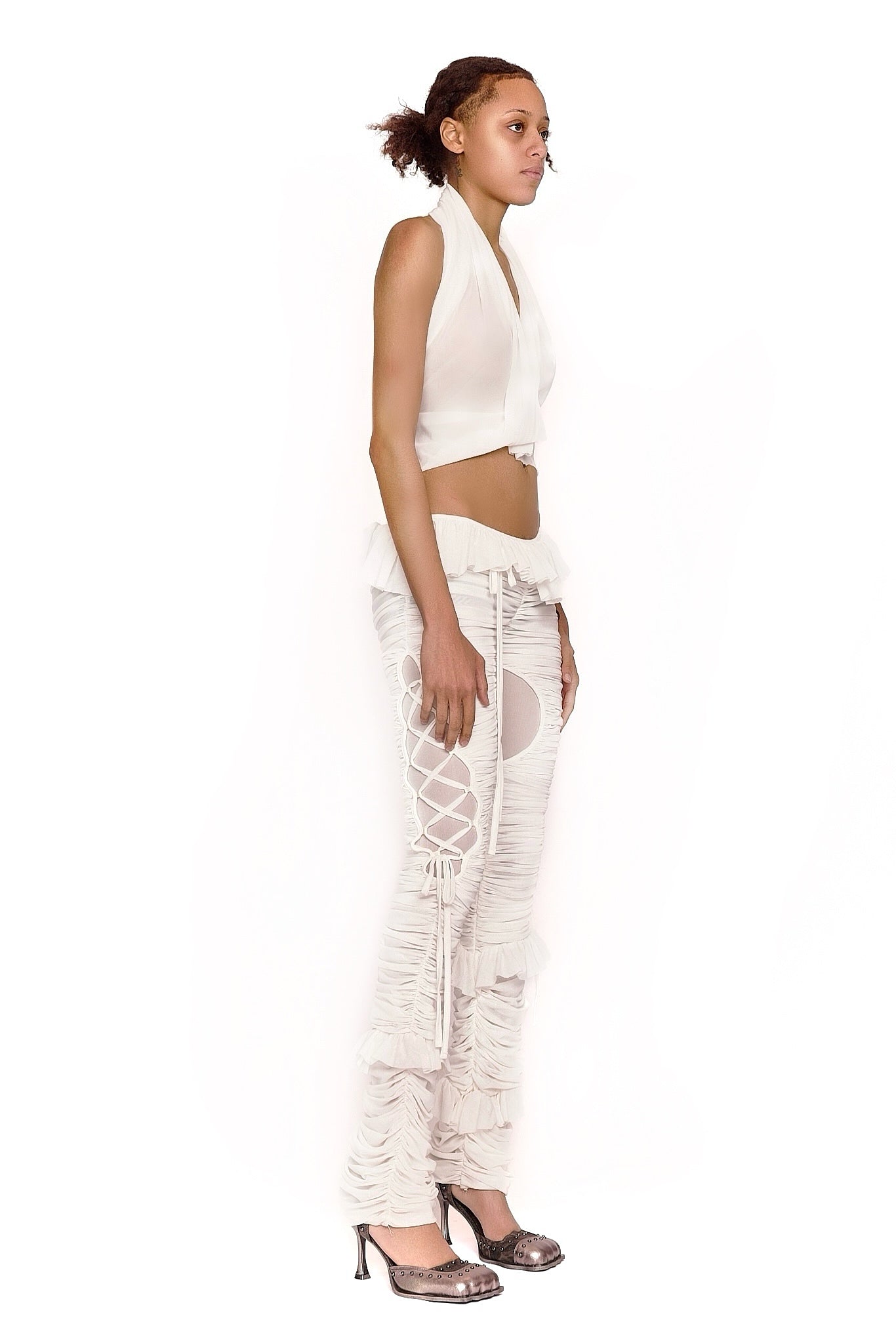 Threads Of Desire Pants in White (XS-XL)