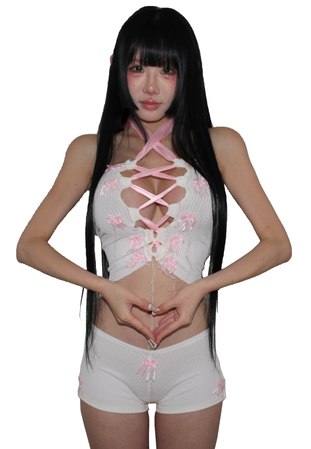 ‧₊˚🖇️🎀âœ?₊˚🎧⊹â™?pink gelatin butt shorts ‧₊˚🖇️✩ ₊˚🎧⊹â™?🐬