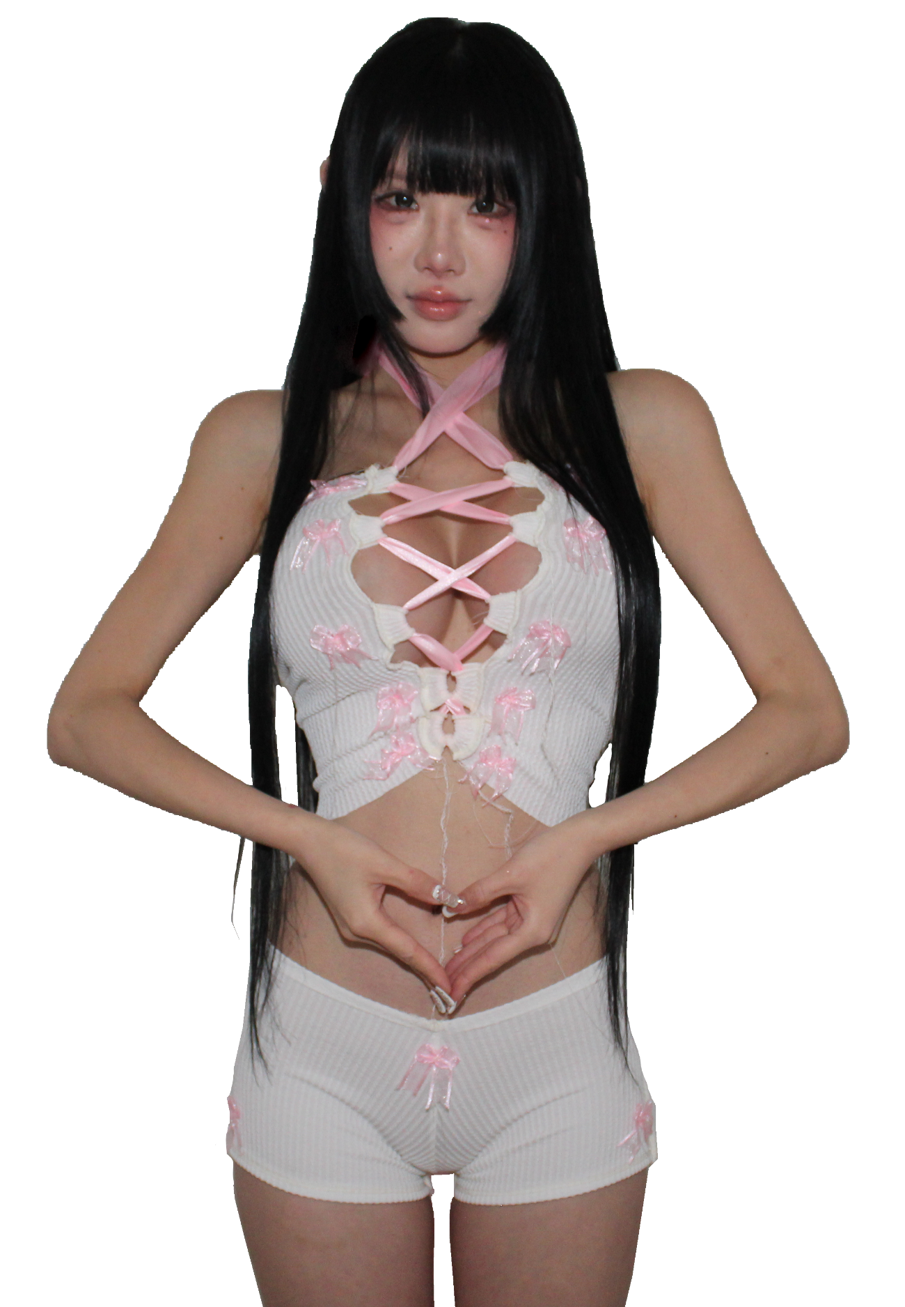 ‧₊˚🖇️🎀âœ?₊˚🎧⊹â™?pink gelatin butt shorts ‧₊˚🖇️✩ ₊˚🎧⊹â™?🐬